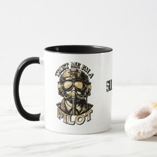 Mug Cool dérangé Nom personnalisé et pilote de date