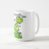 Mug Cool Dino on a Skateboard (Devant droit)