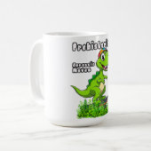 Mug Cool Dino on a Skateboard (Devant gauche)