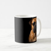 Mug Cool Dog Sungles Bullmastiff Funny Look  (Devant droit)