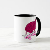 Mug Cool Drôle Chat Avec Texte Rose Bye (Devant droit)