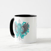 Mug Cool du cancer de l'ovaire (Devant gauche)