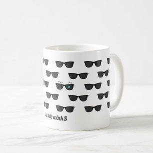 Mug Cool emblématique lavaboS Lunettes de soleil noir 