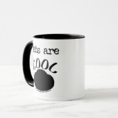 Mug Cool Empreinte de patte (Devant gauche)