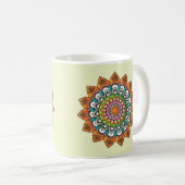 Mug Cool et coloré Mandala Motif (Devant droit)