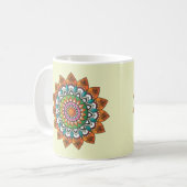 Mug Cool et coloré Mandala Motif (Devant gauche)