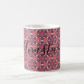 Mug Cool, Extraordinaire, Rose avec ton nom (Centre)