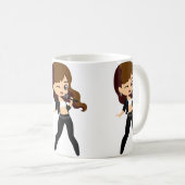 Mug Cool fille chante Karaoke Thunder_Cove (Devant droit)