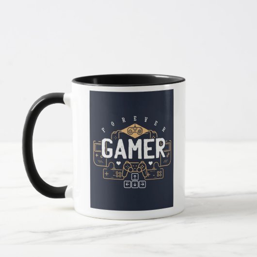 Mug Cool Forever GAMER Gaming Cadeaux Ado garçon fille (Gauche)