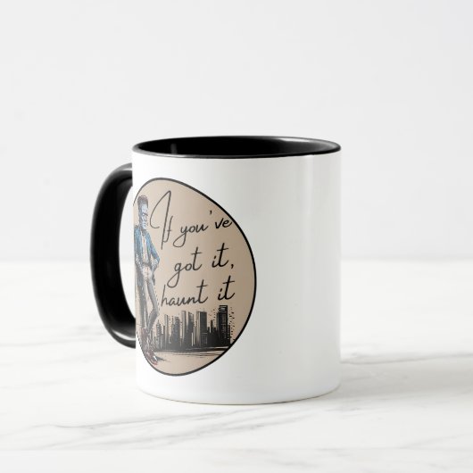 Mug Cool Frankenstein Si vous l’avez, Haunt it (Devant gauche)