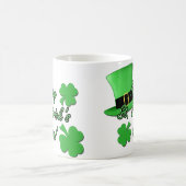 Mug Cool fun Chapeau vert haut Shamrocks St Patricks D (Centre)