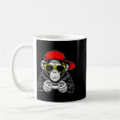 Mug Cool Gamer Monkey With Controller Funny Gaming Vid (Gauche)