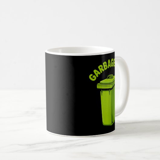 Mug Cool Garbage Truck Art For Men Women Kids Garbage (Devant droit)