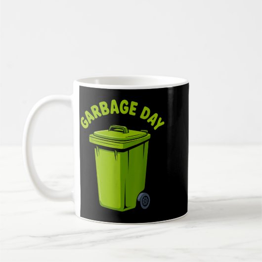 Mug Cool Garbage Truck Art For Men Women Kids Garbage  (Gauche)