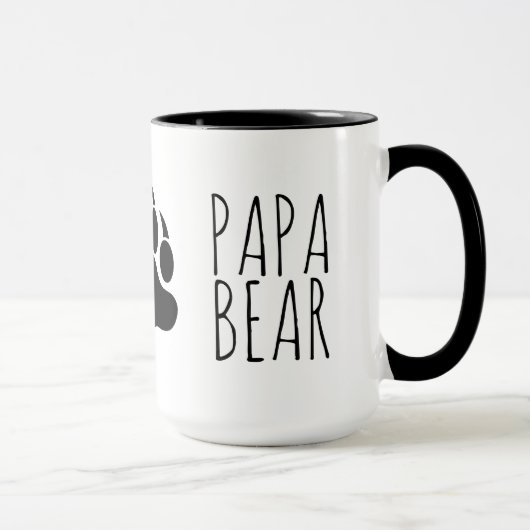 Mug Cool Gay Bears Fierté Ours Paw Papa Bear (Droite)