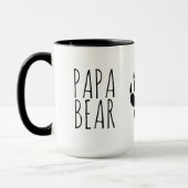 Mug Cool Gay Bears Fierté Ours Paw Papa Bear (Gauche)