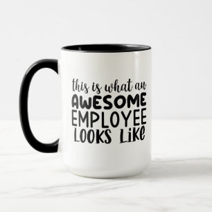 Mug Cool génial mot employé ar