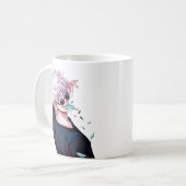 Mug Cool Gojo Satoru with Glasses Mug" (Devant gauche)
