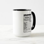 Mug cool Graduate faits amusants (Devant droit)