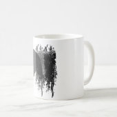 Mug Cool Grunge Ours Ombre Gay Pride Ours (Devant droit)