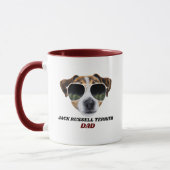 Mug Cool Jack Russell Terrier Papa Fête des pères Chie (Gauche)