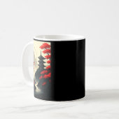 Mug Cool Japanese Pagoda Castle Mountain Landscape Gra (Devant gauche)