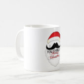 Mug Cool Je te moustache pour avoir un Joyeux Noël (Devant gauche)