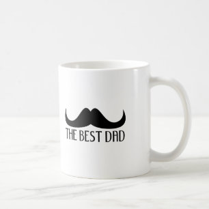 Mug Cool Le meilleur papa Black Mustache Fête des père