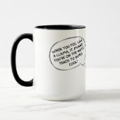 Mug Cool Llama en action !" (Gauche)