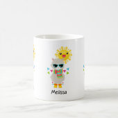 Mug Cool Llama et souriant Kawaii Sun (Centre)