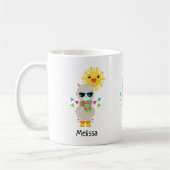Mug Cool Llama et souriant Kawaii Sun (Gauche)
