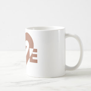 Mug Cool Love Graphic, Mocha Brown