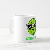 Mug Cool méchant Drôle Grave Cool Lunettes de soleil (Devant gauche)