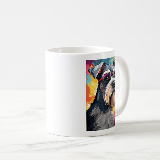 Mug Cool Mini Schnauzer (Devant droit)