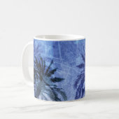 Mug Cool moderne bleu nature art design (Devant gauche)
