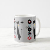 Mug Cool moderne de l'ère rétro atomique du milieu du (Devant droit)