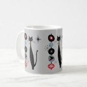 Mug Cool moderne de l'ère rétro atomique du milieu du (Devant gauche)