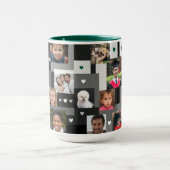 Mug Cool Moderne Famille Cadeau 18 Photos Aimer Vous S (Centre)