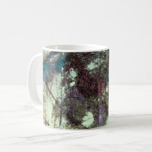 Mug Cool moderne grunge abstrait art design (Devant gauche)