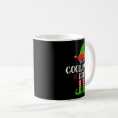 Mug Cool Mom Elf Funny Matching Family Christmas Pajam (Devant droit)