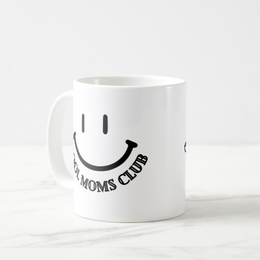MUG cool MOMS CLUB (Devant gauche)
