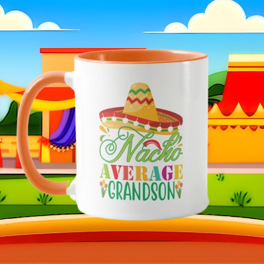 Mug Cool Nacho moyenne Grandson ajouter nom