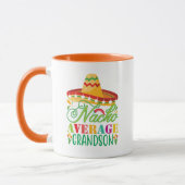 Mug Cool Nacho moyenne Grandson ajouter nom (Gauche)