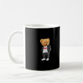 Mug Cool New York City Teddy Bear Illustration Graphic (Gauche)
