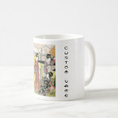 Mug Cool oriental japonais classique geisha lady art (Devant droit)