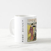 Mug Cool oriental japonais classique geisha lady art (Devant gauche)