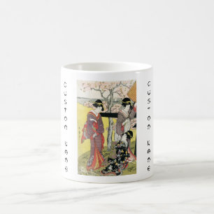 Mug Cool oriental japonais classique geisha lady art