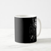 Mug Cool Panda Punk Peace Sign Motorcycle  (Devant droit)