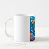 Mug Cool Papa Shark Dessin dessiné (Gauche)