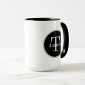 Mug cool Paramètre Word art ajouter monogramme (Devant droit)